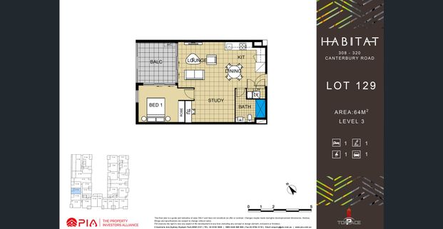 Entry via Block B, Luxurious 1-Bedroom Plus Study Apartment in the Heart of Canterbury - Photo 1