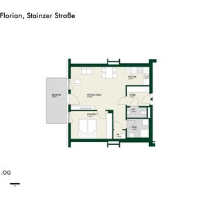 Erstbezug - Sonnige 2-Zimmer-Wohnung im Obergeschoss mit Balkon - Photo 2