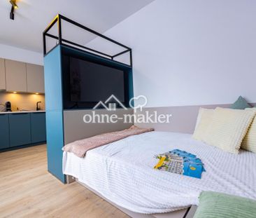 Charmante vollmöblierte 1-Zimmer-Neubauwohnung im 3. OG mit Balkon ... - Foto 6