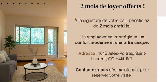 2 CH - 1 SDB - Montréal - $1,417 /mo - Photo 2