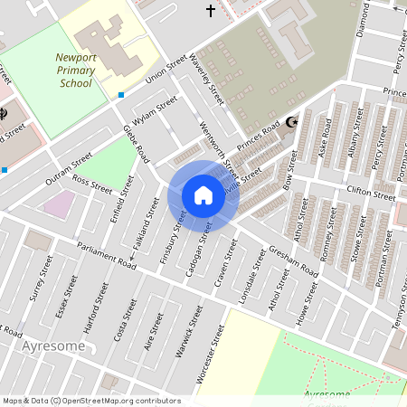 Colville Street, Gresham, Ayresome, Middlesbrough, Tees Valley, England, TS1 4BP, United Kingdom