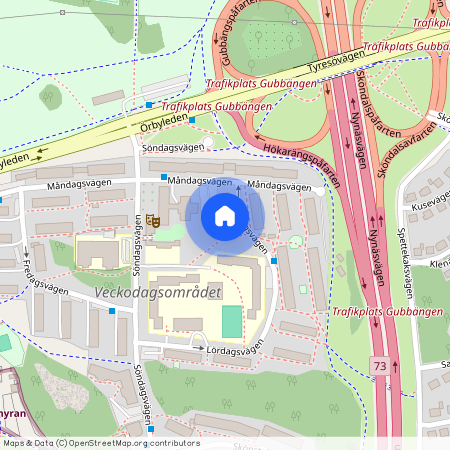 Gubbängen, Stockholm, Måndagsvägen 36