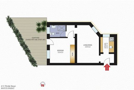 4/11 Wylde Street, Potts Point NSW 2011 - Apartment For Rent | Domain - Photo 2