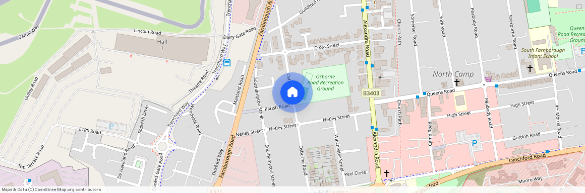 Osborne Road, Farnborough, Hampshire, GU14