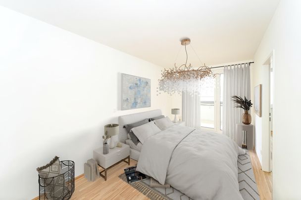 Sonnige 3-Zimmer-Wohnung mit Balkon - Erstbezug - zu mieten in 1020 Wien - Photo 1