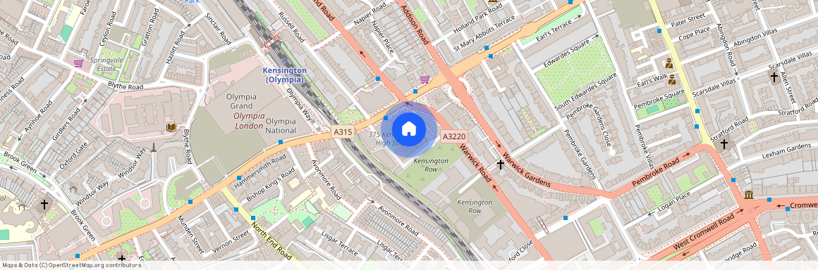 Bridgeman House, Radnor Terrace, Kensington High Street, W14