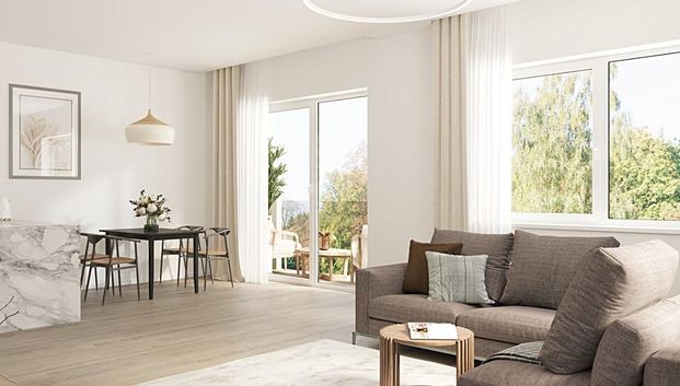 E R S T B E Z U G - 3-Zimmer-Wohnung mit Terrasse - Foto 1