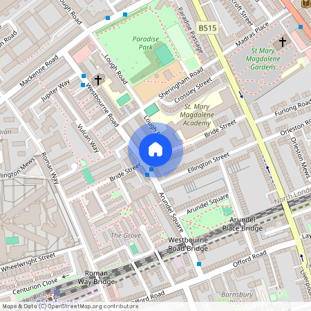 Bride Street, Islington, London, N7