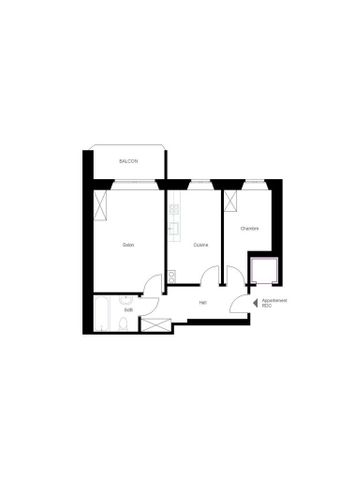 Charmilles - Joli appartement avec balcon - Foto 2