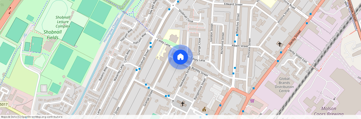 Byrkley Street, Staffordshire, Burton upon Trent, DE14