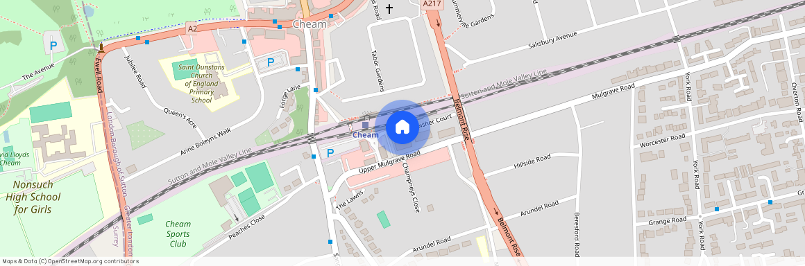 Station Approach, Cheam, SM2