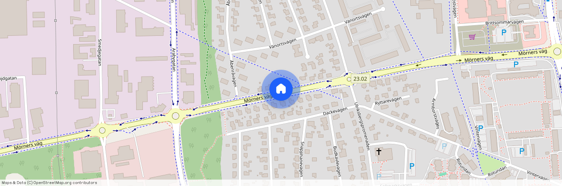 Mörners Väg, Växjö