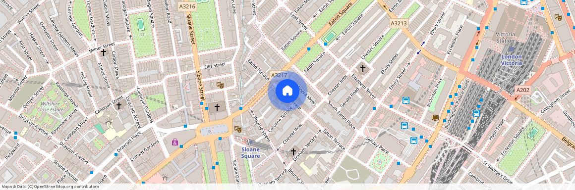 Belgravia, Eaton Terrace, SW1W 8TP, London