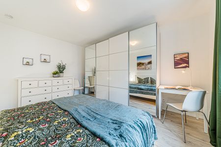 City-Residence: Modern möblierte 3-Zi.-Wohnung mit Balkon in F-Eschersheim - Photo 4