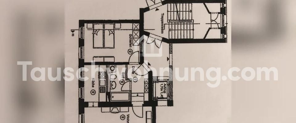 TAUSCHWOHNUNG Toll geschnittene Zweiraumwohnung - Foto 1