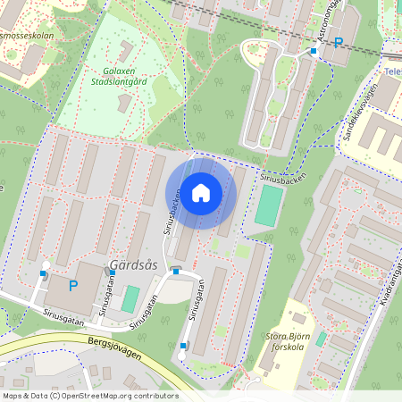 Västra Bergsjön, Göteborg, Västra Götaland, Siriusgatan 84