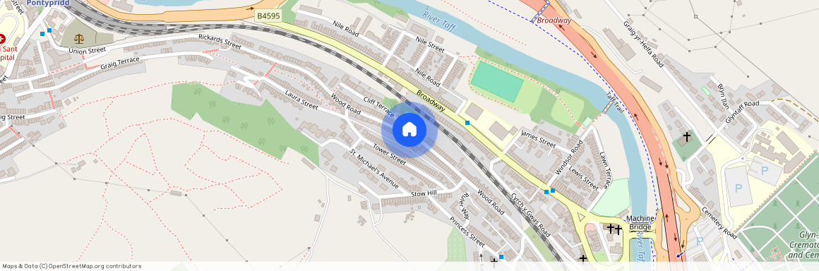 Wood Road, Pontypridd, CF37