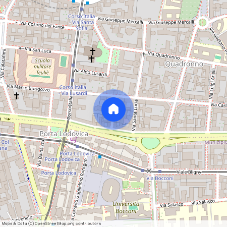 Via Melegnano, Milan, Lombardy 20122
