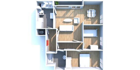 Grand appartement 3 pièces à Elbeuf - Photo 3