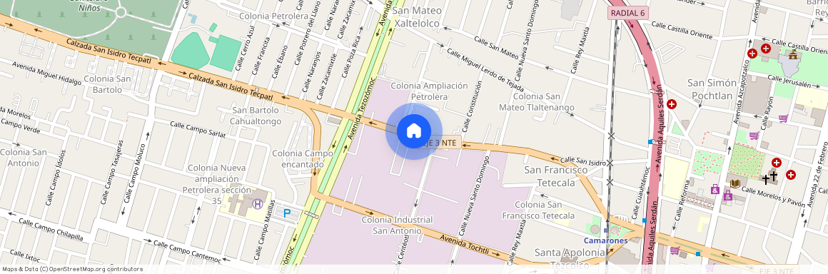 Calzada San Isidro Tecpatl 156, Colonia Ampliación Petrolera, 02470 Mexico City, CMX, Mexico