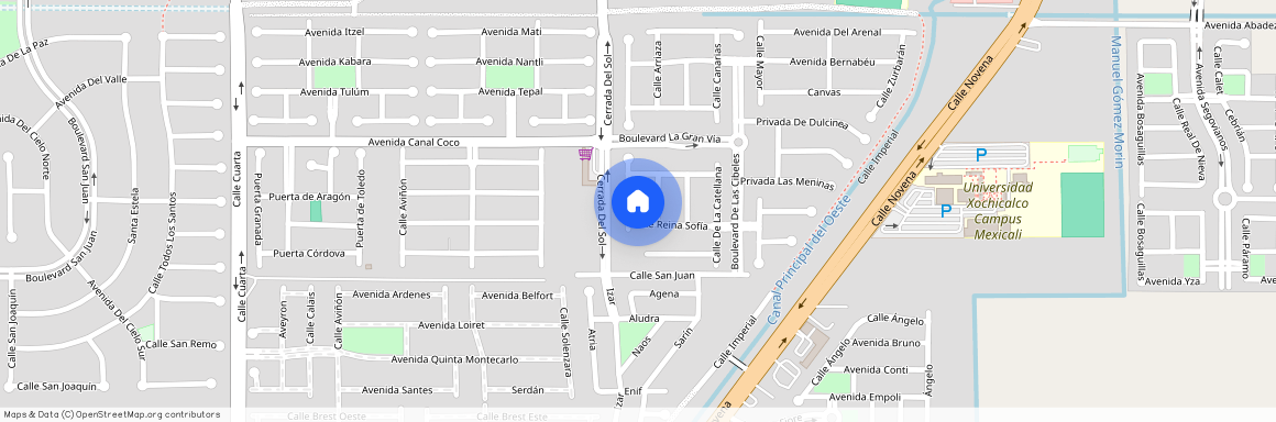 Almudena #743, Colonia Residencial Puerta de Alcalá, C.P. 21255, Mexicali