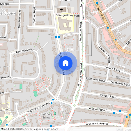 Flat 9 Winchester House 76-78 Highbury New Park, Highbury