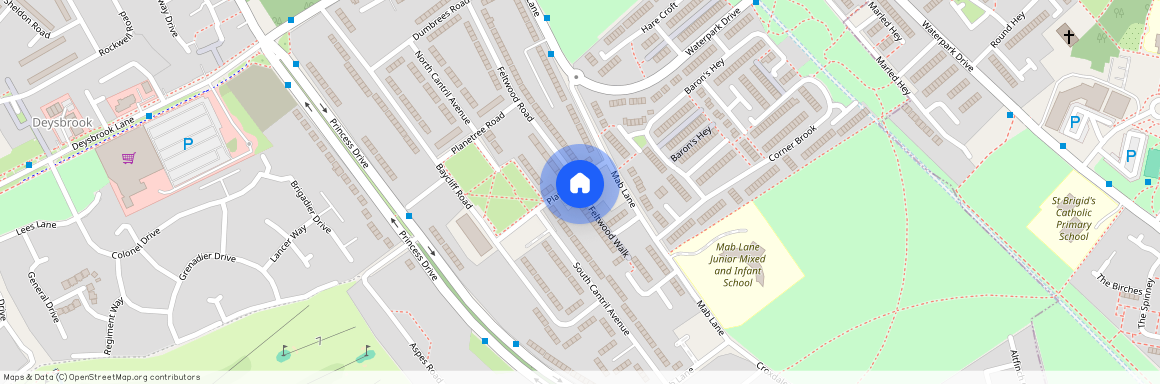 Feltwood Walk, Liverpool, Merseyside, L12