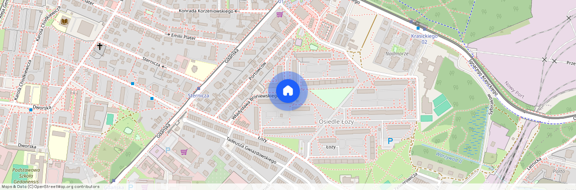 ul. Władysława Broniewskiego, Brzeźno, Gdańsk, pomorskie