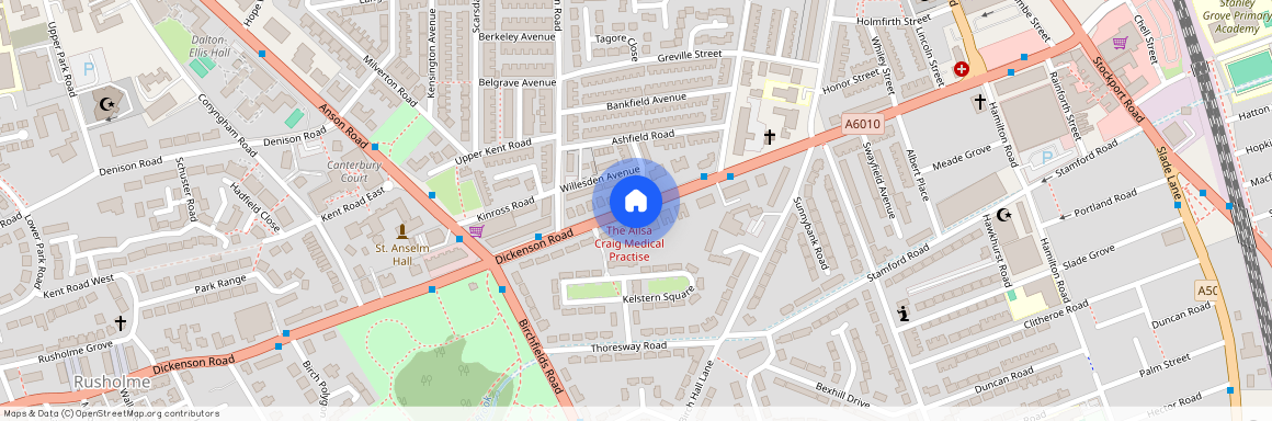 The Ailsa Craig Medical Practise, 270 Dickenson Road, Manchester, M13 0YL, United Kingdom