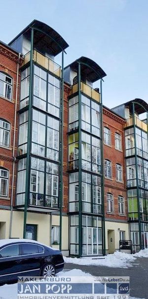 Singlewohnung über 2 Etagen mit Balkon - Foto 2