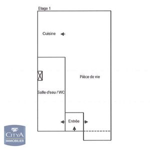 Location Appartement 1 pièce 23m² TOURS 37000 - Photo 3