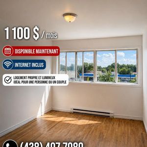 4½ lumineux – Pointe-aux-Trembles – 1 100 $ – Internet inclus - Photo 2