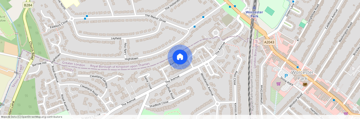 Badgers Copse, Worcester Park, KT4