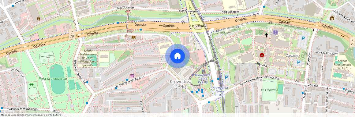 ul. Krowoderskich Zuchów, Krowodrza Górka, Prądnik Biały, Kraków, małopolskie