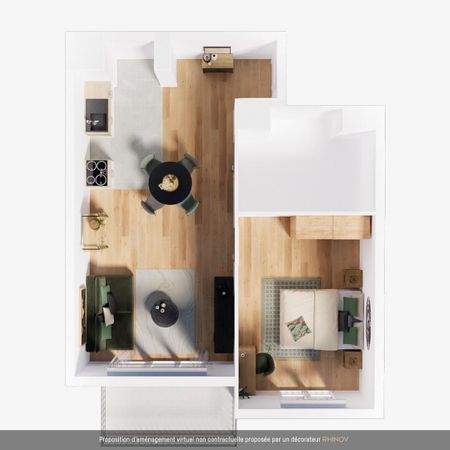 location Appartement T2 DE 42.9m² À COURBEVOIE - Photo 3