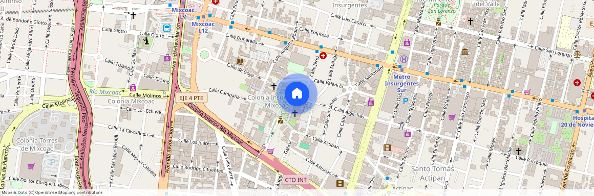 Colonia Insurgentes Mixcoac, C.P. 03920, Df / Cdmx