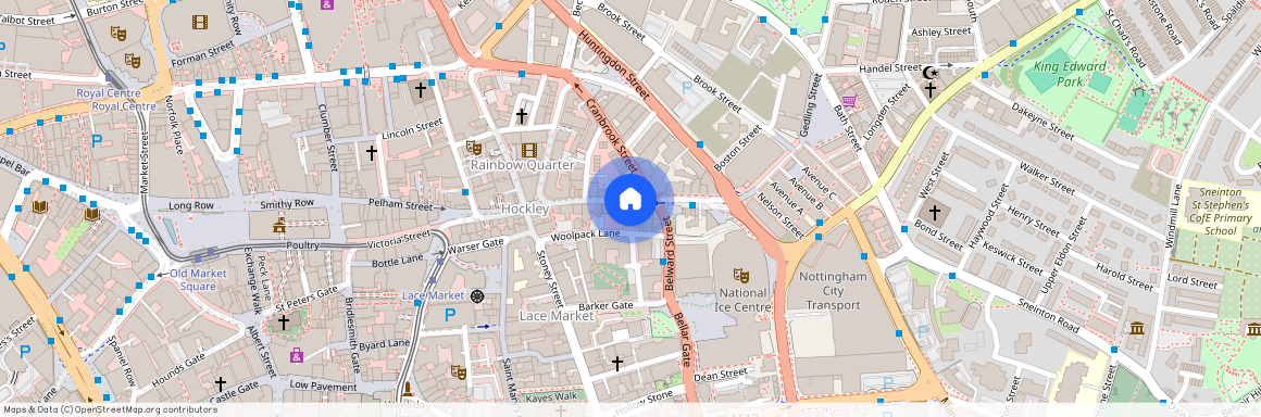 Hockley House, Notingham NG1 1GA, 23 Woolpack Lane