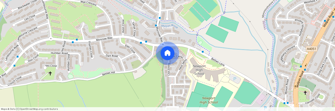 Clos Carno, Bettws, Newport, NP20