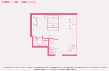 Ultra Studio Apartment-Double Bed with High Floor - Photo 5
