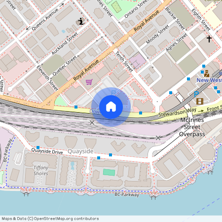 google map, New Westminster, New Westminster, Metro Vancouver, V3M 1C4