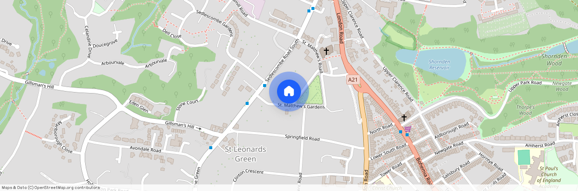 St. Matthews Gardens, St. Leonards-On-Sea, East Sussex, TN38
