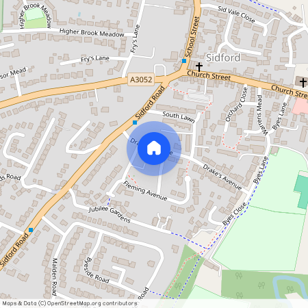 Drakes Avenue, Sidford, Sidmouth, Devon, EX10