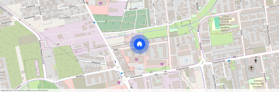 ul. Miła, Ząbki, wołomiński, mazowieckie