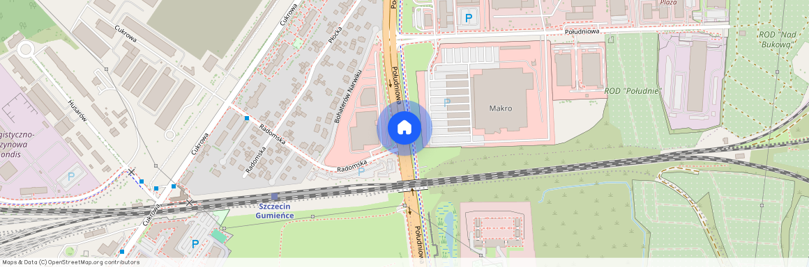 ul. Południowa, Gumieńce, Zachód, Szczecin, zachodniopomorskie