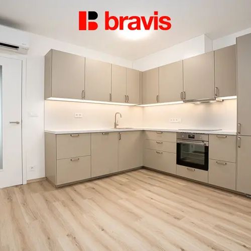 Pronájem bytu 3+kk, Brno - Horní Heršpice, ul. Jižní, novostavba, garážové stání, klimatizace, první nájemník - Fotografie 1