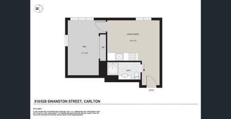 528/510 Swanston Street, Carlton – Fully Furnished 1 Bedroom Apartment $495 per week - Photo 5