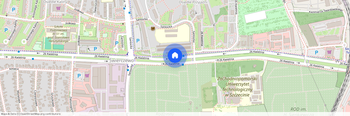 ul. 26 Kwietnia, Świerczewo, Zachód, Szczecin, zachodniopomorskie