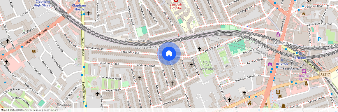 Ferndale Road, Clapham North, London, SW4