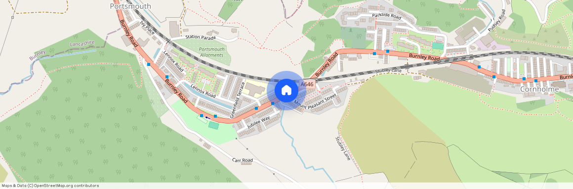 Burnely Road, Cornholme, Todmorden