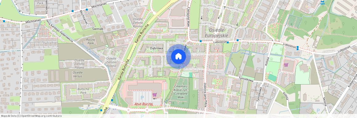 Ul. Czerwone Maki 45, Ruczaj, Kraków